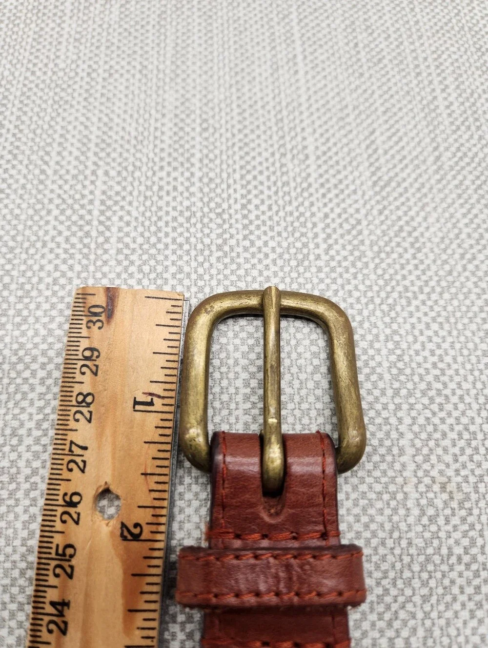 Smathers & Branson Sz 40 Belt Notre Dame Needlepoint Hand Stitched Brass Buckle